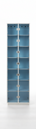 Portaocchiali in plexiglass a 14 posti dimensioni (lxh) cm. 19x120