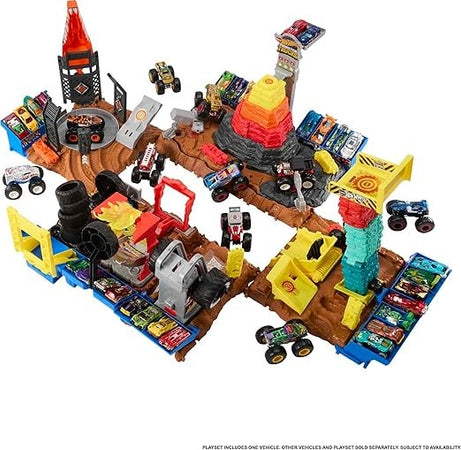 Hot Wheels Monster Trucks Arena degli Scontri Sfida Bersaglio Infuocato HNB90