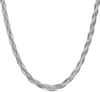 Ops Object - SILKY TWIST collana maglia piatta intrecciata