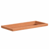 Sottovaso per Fioriera rettangolare in resina per piante e fiori Made in Italy da esterno