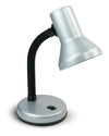 Lume per Lettura Argento Orientabile Plastica Metallo Lampada da Tavolo E27