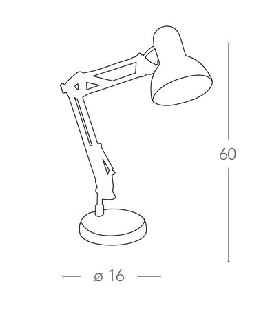 Lume Argento Metallo Flessibile Lampada da Lettura Moderna E27