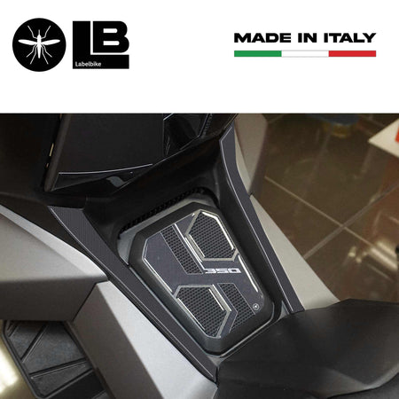 Adesivi resina 3D Protezioni pedana sportello compatibile con Honda ADV350 2022