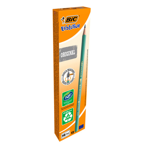 Scatola 12 Matite Ecolutionsevolution Graphite 650 Hb Bic