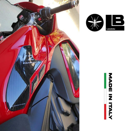 Adesivi resina Laterali serbatoio compatibili con Ducati Panigale V2 2020-2023