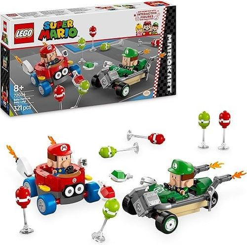 LEGO Super Mario Kart : Baby Mario vs Baby Luigi 72034