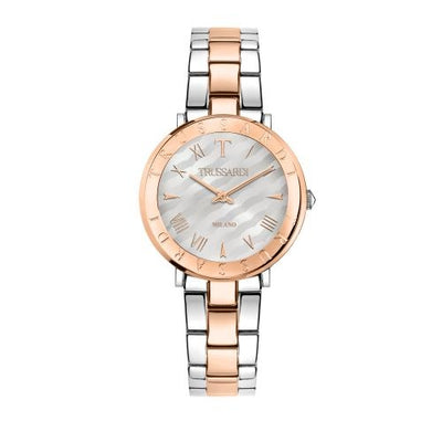 Orologio TRUSSARDI donna T-vision bicolore acciaio / oro rosa