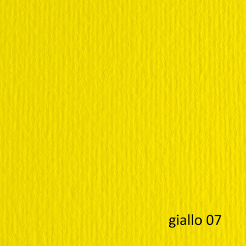 Blister 20Fg Cartoncino 50X70 220Gr Giallo 107 Fabriano Elle Erre