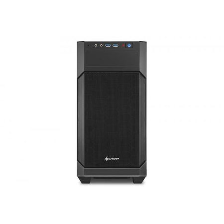 SHARKOON CASE MINI-ITX, MICRO-ATX, 2XUSB3.0, AUDIO IN-OUT, 1X120MM FAN FRONT, 1X120MM FAN REAR