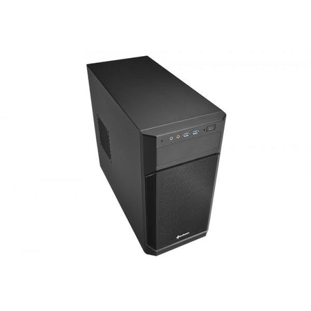 SHARKOON CASE MINI-ITX, MICRO-ATX, 2XUSB3.0, AUDIO IN-OUT, 1X120MM FAN FRONT, 1X120MM FAN REAR
