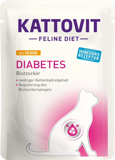 Kattovit Feline Diet Diabete Pollo 85gr