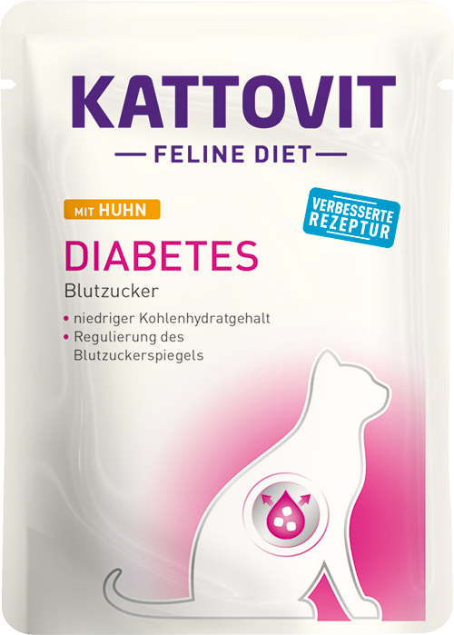 Kattovit Feline Diet Diabete Pollo 85gr