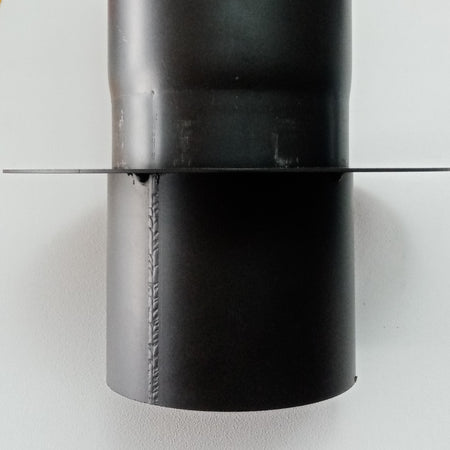 Rosone con tubo attacco FF per stufa a legna