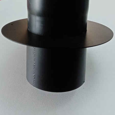 Rosone con tubo attacco FF per stufa a legna