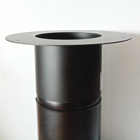 Rosone con tubo attacco FF per stufa a legna