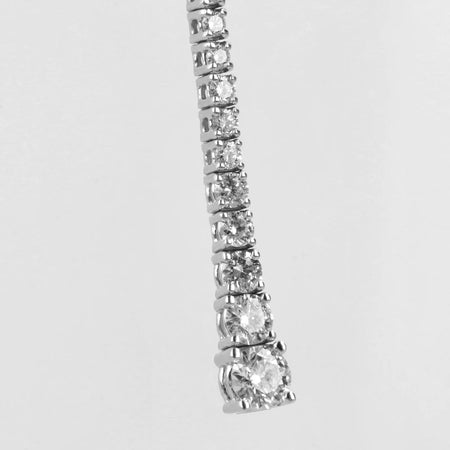 Namuri - Pendente Degradè In Oro Bianco 18K E Diamanti