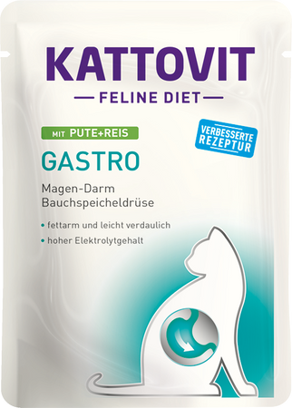 Kattovit Feline Diet Gastro Tacchino Riso 85gr