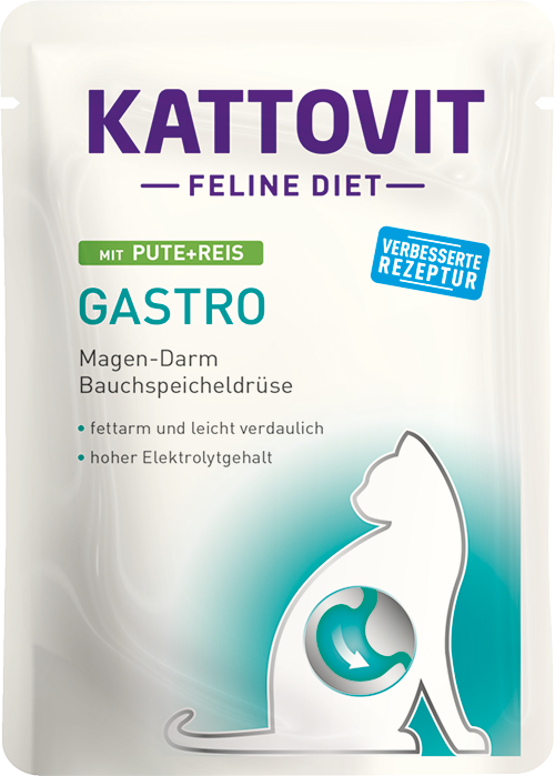 Kattovit Feline Diet Gastro Tacchino Riso 85gr