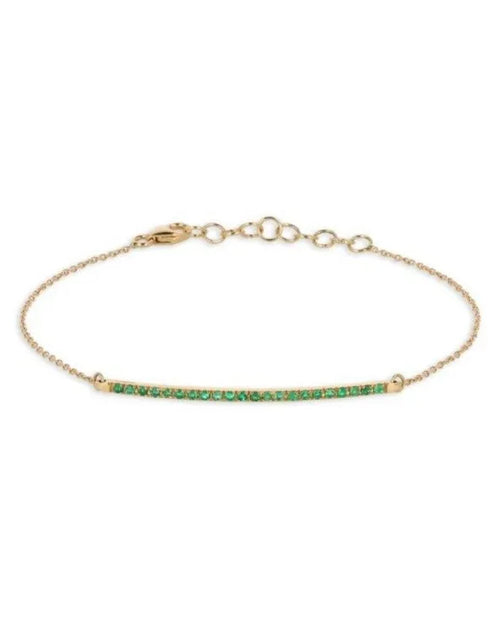 Namuri - Bracciale Oro Giallo 18K E Smeraldi