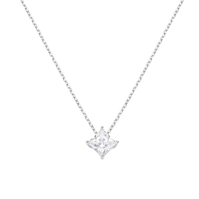 AMEN - Collana Diamonds con Punto Luce Quadrato Medio