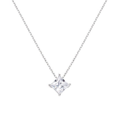 AMEN - Collana Diamonds con Punto Luce Quadrato Grande