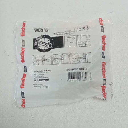 Viti e tasselli di fissaggio per cassetta wc e scaldabagno