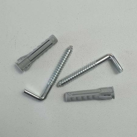 Viti e tasselli di fissaggio per cassetta wc e scaldabagno