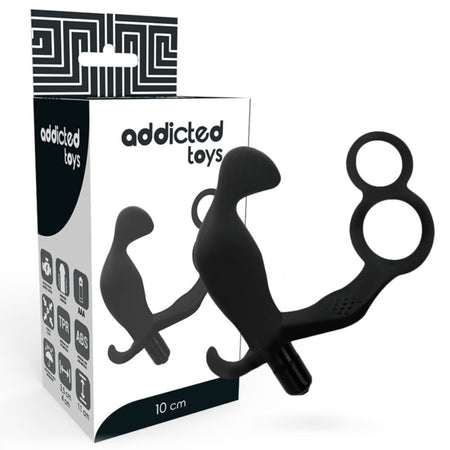 Plug Anale Vibrante Stimolatore Prostata ADDICTED TOYS 10 CM