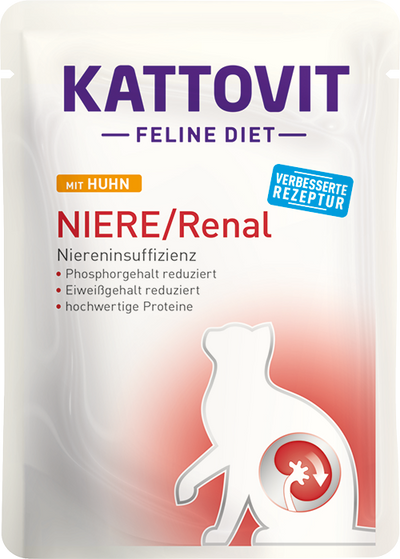 Kattovit Feline Diet Renal Pollo 85gr