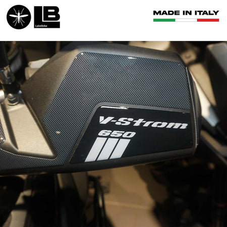 Adesivi 3D Protezioni Paramani moto compatibile con Suzuki V-Strom 650 2017-2022