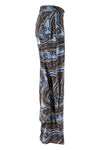 Camicetta Snob Pantaloni Lavanda/beige/blu da donna