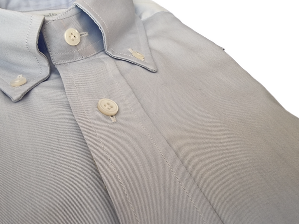 Camicia uomo Bagutta - collo button down - tinta unita - Colore celeste -