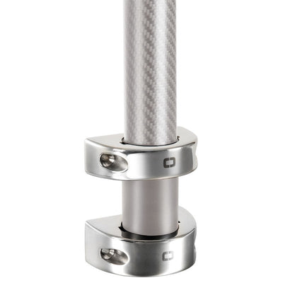 Boccola da parete per palo in carbonio  38 mm