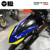 Adesivo 3D Parafango alto compatibile con Yamaha Tenere 700 World Raid - Blu