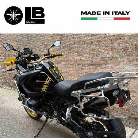 Adesivo 3D Paraserbatoio compatibile con moto BMW R 1250 GS Adv 40th Anniversary