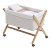 Culla X Di Legno Une Vichy10 Rosa/Natural 55X87X74 Cm