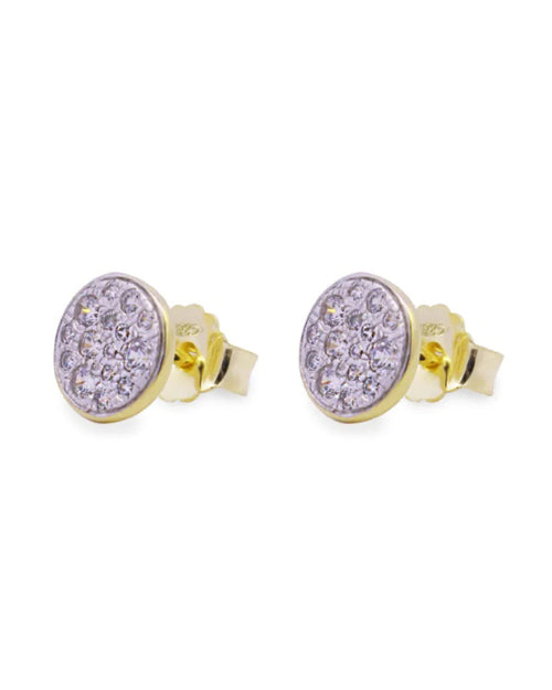 RUE DES MILLE - Orecchini pave rosa small
