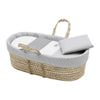 Cestone Palma Foderato Une Vichy10 Grey 39X80X25 Cm
