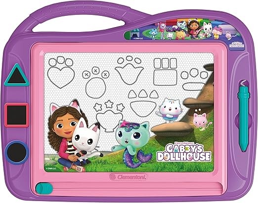 Clementoni- Gabby's Dollhouse Lavagna Magnetica 18787
