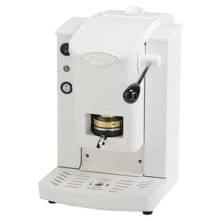 MACCHINA DA CAFFE' FABER SLOT PLAST BASIC TELAIO BIANCO PLASTICHE BIANCO PRESSACIALDA IN OTTONE SPBIABBASOTT