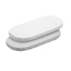 2 Lenzuolo Regolabile-Cestone 35X80X7 Cm Vichy10 Grey