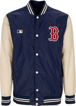 47-BRAND-Giubbotto-Bomber-Uomo-Mlb-Drift-Jacket-Bosred-Fall-Navy-da-uomo