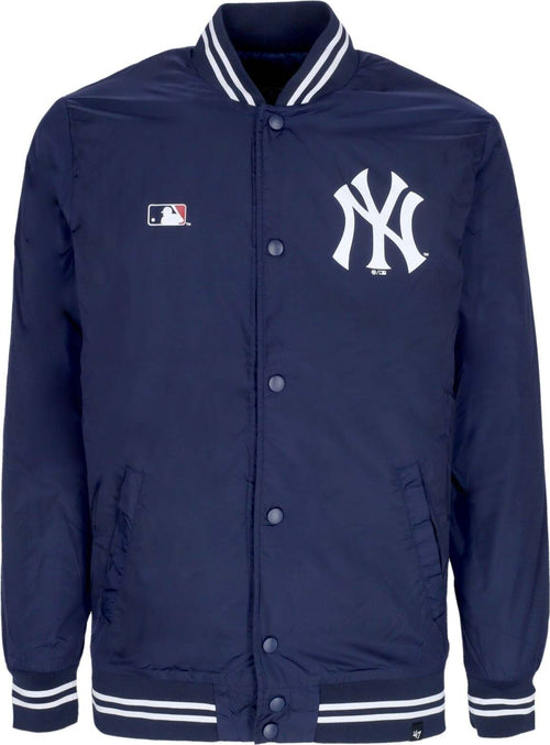 47-BRAND-Giubbotto-Bomber-Uomo-Mlb-Drift-Track-Jacket-Neyyan-Fall-Navy-da-uomo
