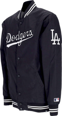 47-BRAND-Giubbotto-Bomber-Uomo-Mlb-Wordmark-Drift-Losdod-Jet-Black-da-uomo