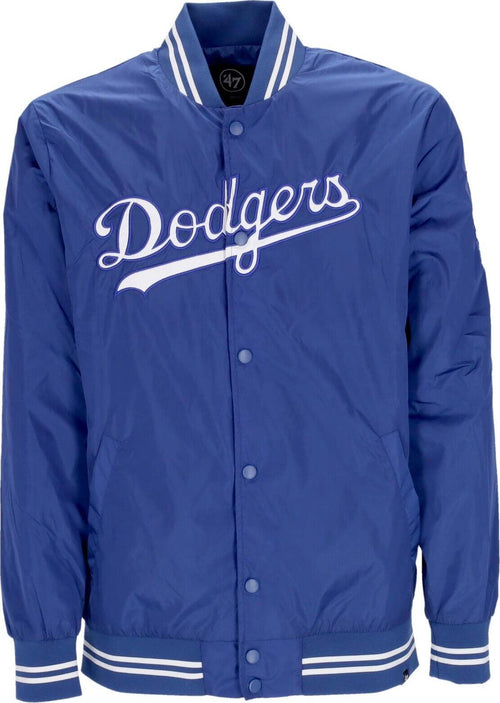 47-BRAND-Giubbotto-Bomber-Uomo-Mlb-Wordmark-Drift-Losdod-Royal-da-uomo
