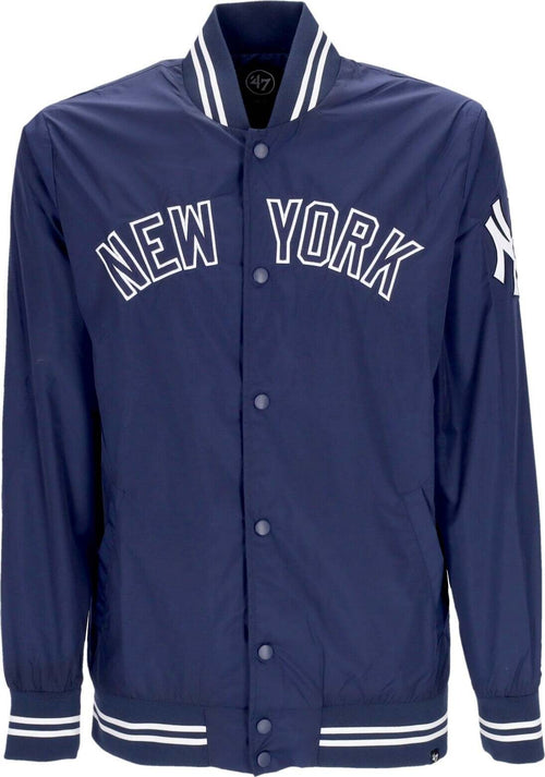 47-BRAND-Giubbotto-Bomber-Uomo-Mlb-Wordmark-Drift-Neyyan-Fall-Navy-da-uomo