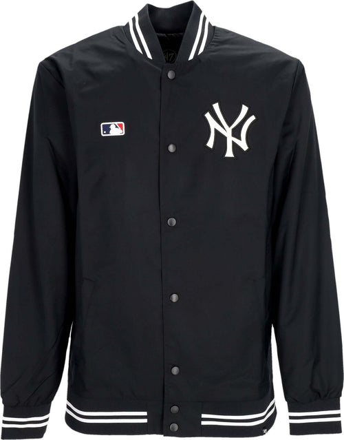 47-BRAND-Giubbotto-College-Uomo-Mlb-Regent-Jacket-Neyyan-Jet-Black-da-uomo