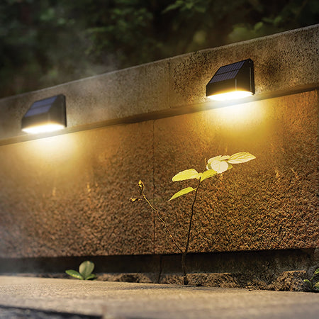 Alca Power lampada proiettore solare da parete 20 led da 0,5W 1000 lumen