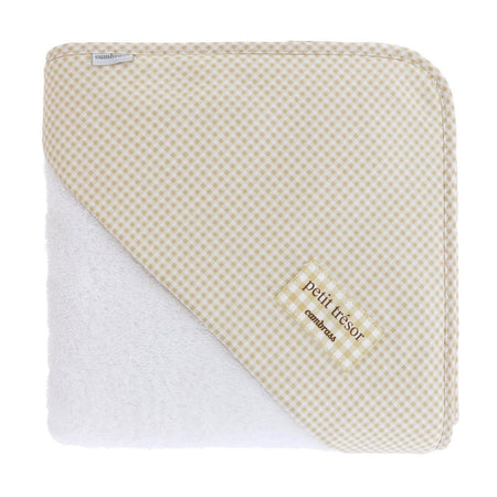 Accappatoio Neonato 100X100X1 Cm Vichy10 Beige