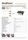 Alca Power lampada proiettore solare da parete 20 led da 0,5W 1000 lumen